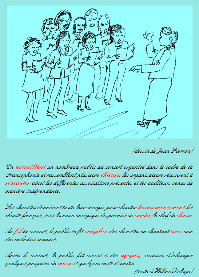 dessin de Jean Perron et texte d'Hlne Delage