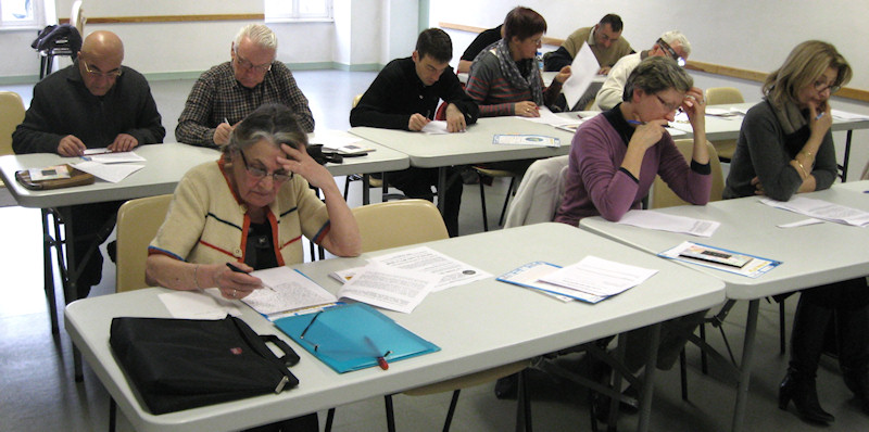 les participants au travail